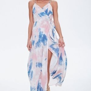 Leche Ombré Maxi Dress Tie-Dye, S